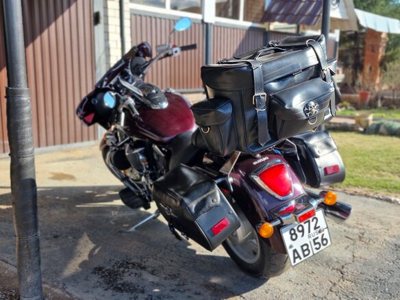 2008 Suzuki Boulevard C109R, пурпурный, 1000000 рублей - вид 12