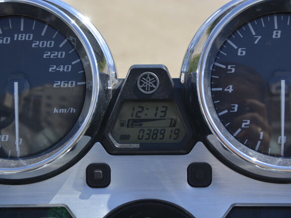 2007 Yamaha XJR1300, синий - вид 9