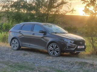 2018 Lada (ВАЗ) Vesta SW Cross I, коричневый, 1370000 рублей, вид 2