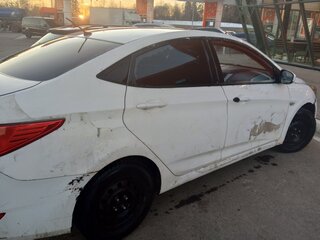 2014 Hyundai Solaris I Рестайлинг, белый, 492000 рублей, вид 3