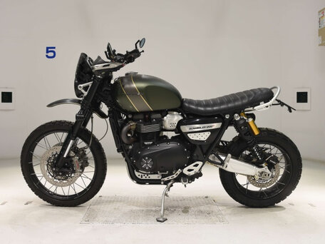 2021 Triumph Scrambler, зелёный, 1100000 рублей, вид 2