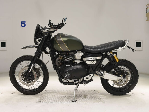 2021 Triumph Scrambler, зелёный, 1100000 рублей - вид 1