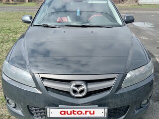 2007 Mazda 6 I (GG) Рестайлинг, чёрный, 680000 рублей, вид 2