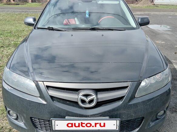 2007 Mazda 6 I (GG) Рестайлинг, чёрный, 680000 рублей - вид 1