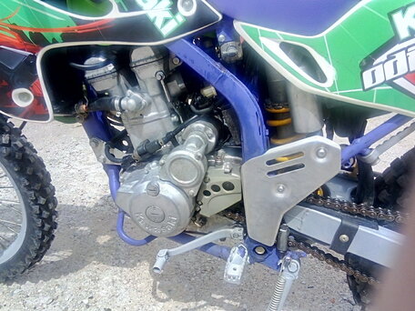 1994 Kawasaki KLX 250, зелёный, 270000 рублей, вид 3