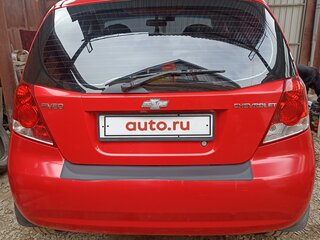 2007 Chevrolet Aveo I, красный, 430000 рублей, вид 3