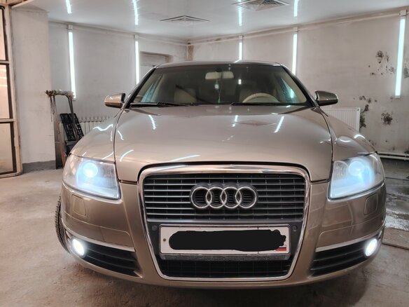 2007 Audi A6 III (C6), бежевый, 1210000 рублей - вид 2
