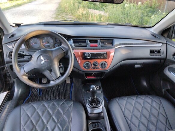 2006 Mitsubishi Lancer IX Рестайлинг, чёрный, 420000 рублей - вид 5