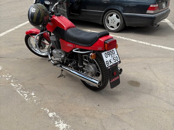 1986 Jawa 350/638, красный, 650000 рублей - вид 2