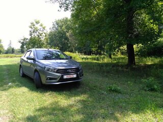 2016 Lada (ВАЗ) Vesta I, серый, 1050000 рублей, вид 2
