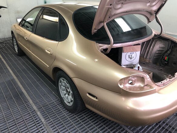 1996 Ford Taurus III, золотистый, 450000 рублей - вид 8
