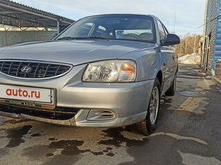 2005 Hyundai Accent ТагАЗ II, серебристый, 200000 рублей, вид 2