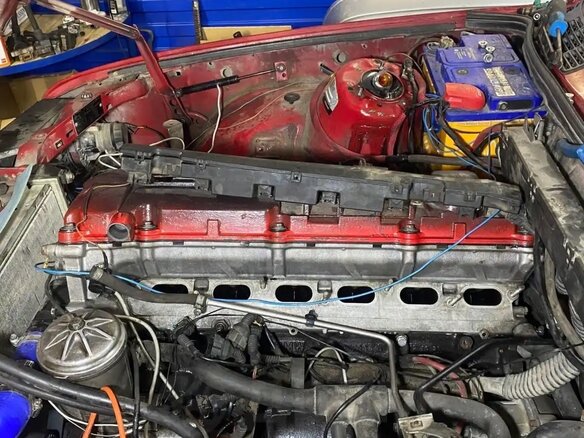 1989 BMW 3 серии 316i II (E30), красный, 370000 рублей - вид 3