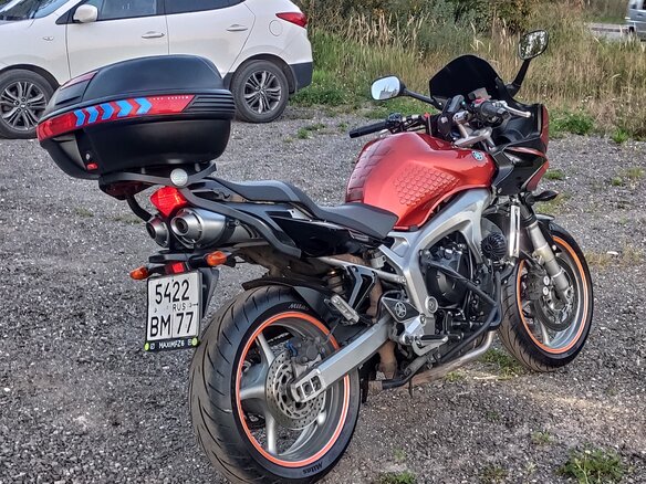 2009 Yamaha FZ6, оранжевый, 349000 рублей - вид 24