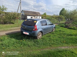 2012 Renault Sandero I, синий, 415000 рублей, вид 3