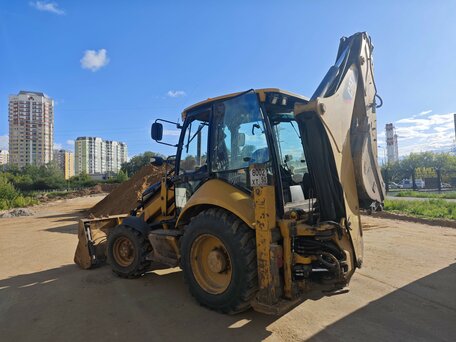 2011 Caterpillar 428, жёлтый, 4200000 рублей, вид 3