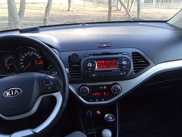 2011 Kia Picanto II, жёлтый, 930000 рублей - вид 7