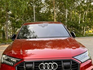 2020 Audi Q7 45 TDI II (4M) Рестайлинг, красный, 9200000 рублей, вид 1