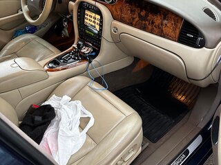 2005 Jaguar XJ III (X350/X358), синий, 1800000 рублей, вид 5