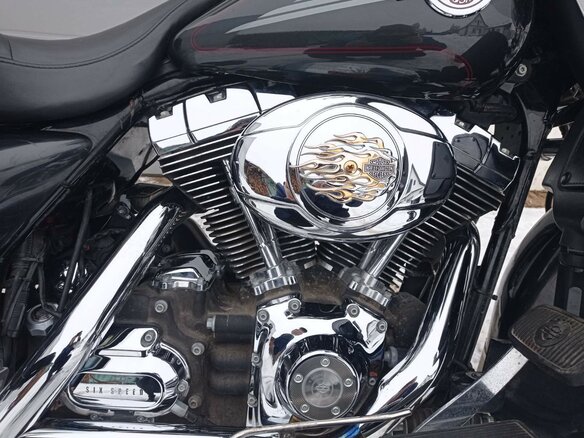 2007 Harley-Davidson Electra Glide, чёрный, 750000 рублей - вид 6