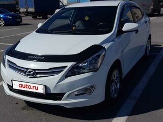 2015 Hyundai Solaris I Рестайлинг, белый, 450000 рублей, вид 1