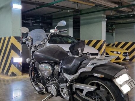 2002 Yamaha XV 1700 Warrior, чёрный, 690000 рублей, вид 4