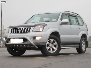 2004 Toyota Land Cruiser Prado 120 Series, серебристый, 1500000 рублей, вид 1