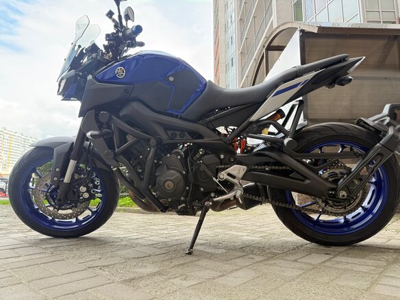 2017 Yamaha MT-09 (FZ-09), синий, 949000 рублей - вид 6