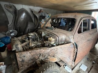 1955 ГАЗ М-20 «Победа», голубой, 120000 рублей, вид 1