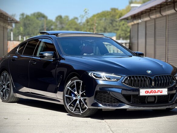 2021 BMW 8 серии Gran Coupe 840i xDrive II (G14/G15/G16), синий, 7000000 рублей - вид 4