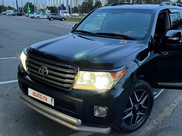 2013 Toyota Land Cruiser 200 Series Рестайлинг 1, чёрный, 3550000 рублей - вид 5
