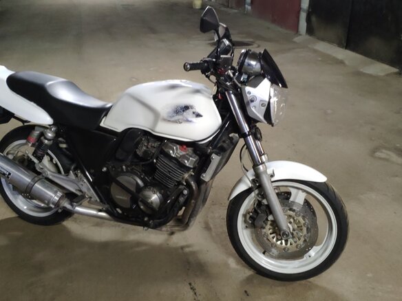 1995 Honda CB 400 Super Four, белый - вид 11