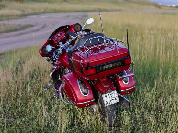 2004 Honda VTX 1300, красный, 800000 рублей - вид 9