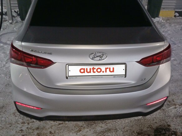2018 Hyundai Solaris II, серебристый, 1500000 рублей - вид 6