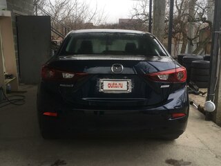 2017 Mazda 3 III (BM) Рестайлинг, синий, 1690000 рублей, вид 4