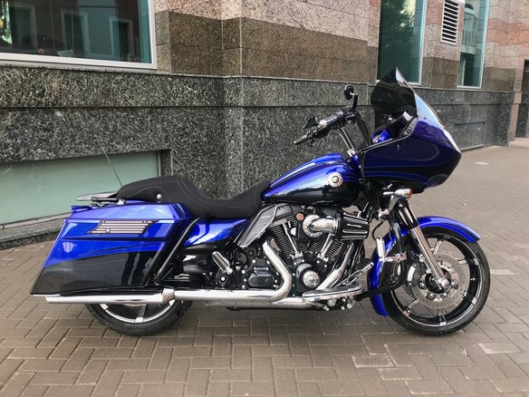 2012 Harley-Davidson CVO, синий - вид 1