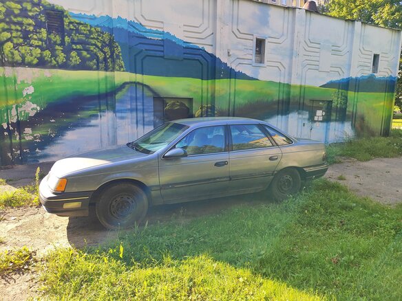 1989 Ford Taurus I, серебристый, 209044 рублей - вид 6