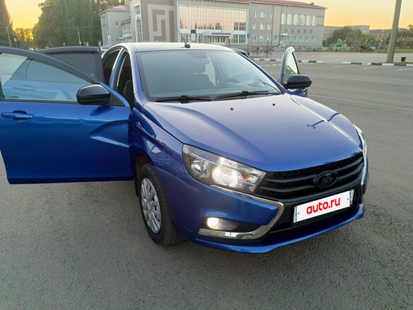 2021 Lada (ВАЗ) Vesta I, синий, 1129999 рублей - вид 13