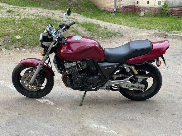 1994 Honda CB 400 Super Four, пурпурный, 300000 рублей