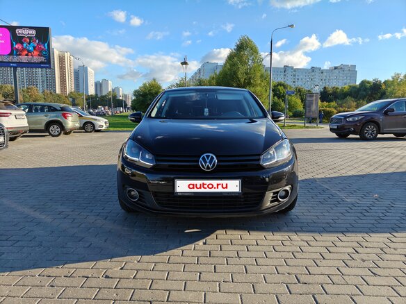 2012 Volkswagen Golf VI, чёрный, 830000 рублей - вид 3