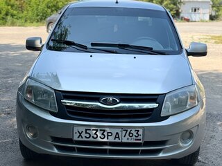 2013 Lada (ВАЗ) Granta I, серебристый, 350000 рублей, вид 2
