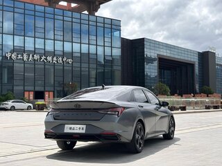 2022 Hyundai Elantra VII (CN7), чёрный, 1430000 рублей, вид 4
