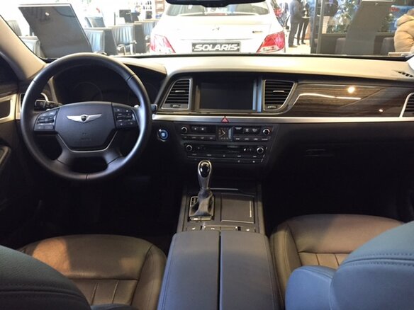 2015 Hyundai Genesis II, чёрный - вид 5