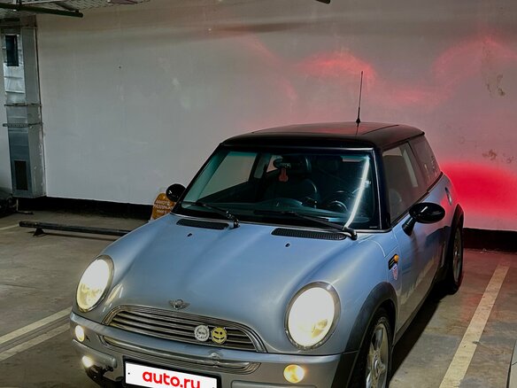 2003 Mini Hatch Cooper I (R50), голубой, 800000 рублей - вид 1