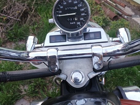 1994 Kawasaki VN1500 Vulcan, оранжевый, 365000 рублей, вид 3