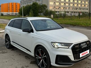 2020 Audi Q7 60 TFSI e II (4M) Рестайлинг, белый, 6100000 рублей, вид 5
