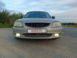 2008 Hyundai Accent ТагАЗ II, бежевый, 400000 рублей, вид 2