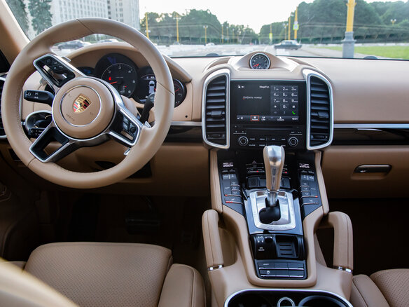 2017 Porsche Cayenne Diesel II Рестайлинг (958), коричневый - вид 11