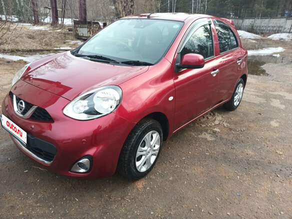 2020 Nissan March IV (K13) Рестайлинг, красный, 1020000 рублей