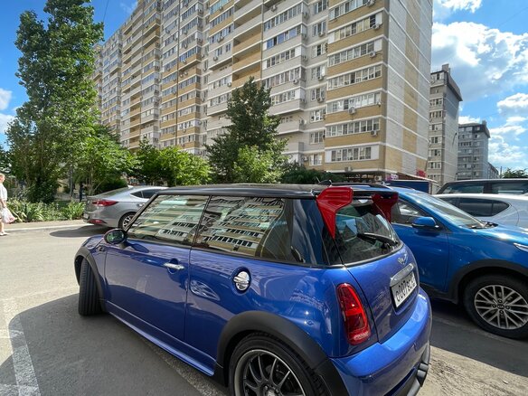 2006 Mini Hatch Cooper S I (R50), синий, 1100000 рублей - вид 14